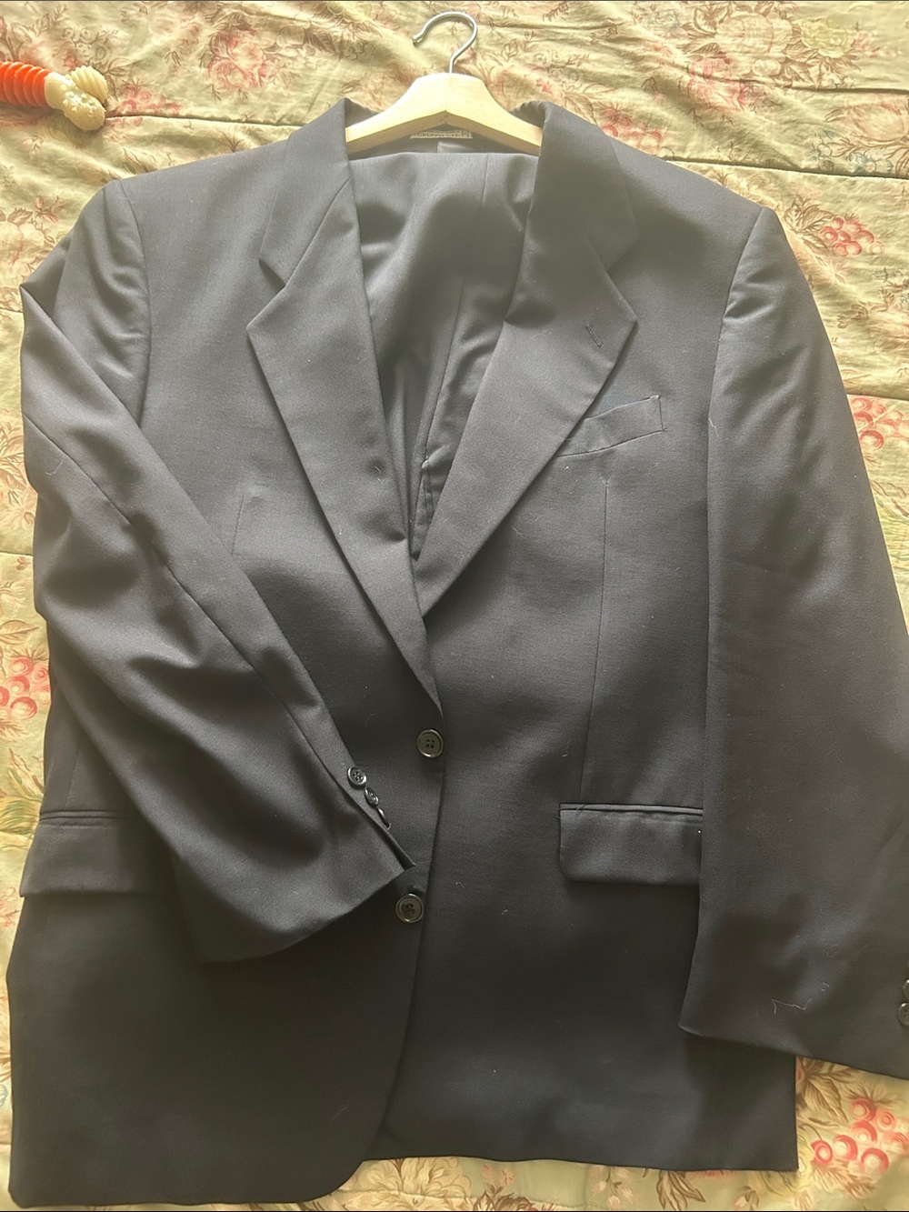 Macy's Men's Black Two-Button Sport Coat